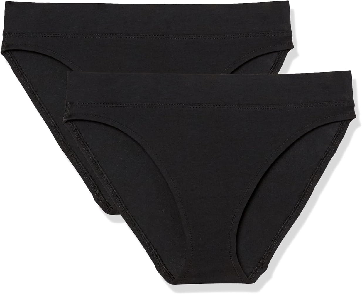 Amazon Aware Women's Super Soft Cotton Mid-Rise Brief Underwear, Pack of 2