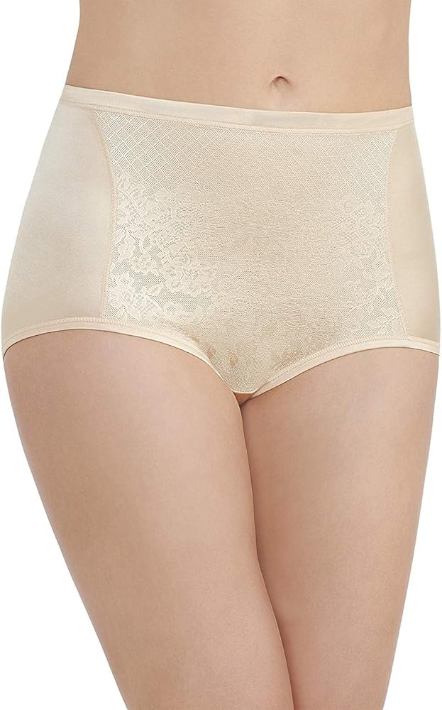 Vanity Fair Women's Smoothing Comfort Brief Panties with Rear Lift