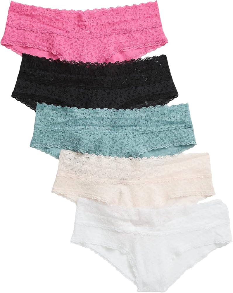 GAP Women's 5-Pack Lace Cheeky Underpants Underwear