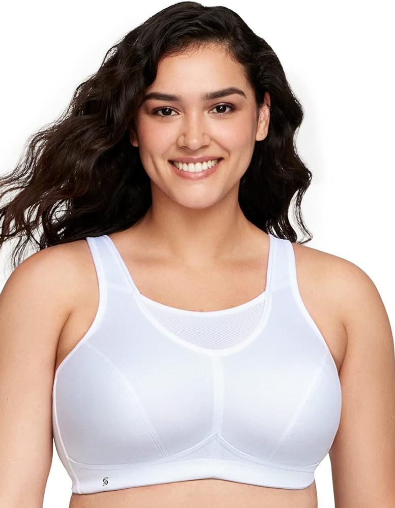 Glamorise Women's No-bounce Camisole Sports Bra Wirefree #1066