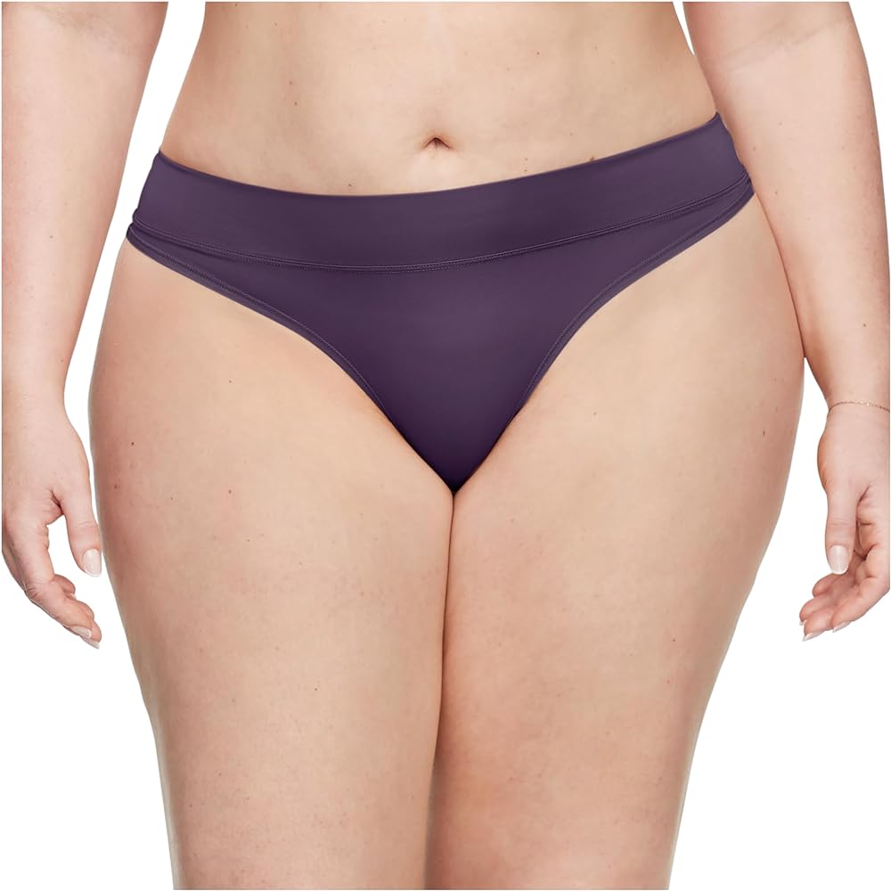 Warner's Women's No Pinching No Problems Dig-Free Comfort Waistband Tailored Thong Rx5131p