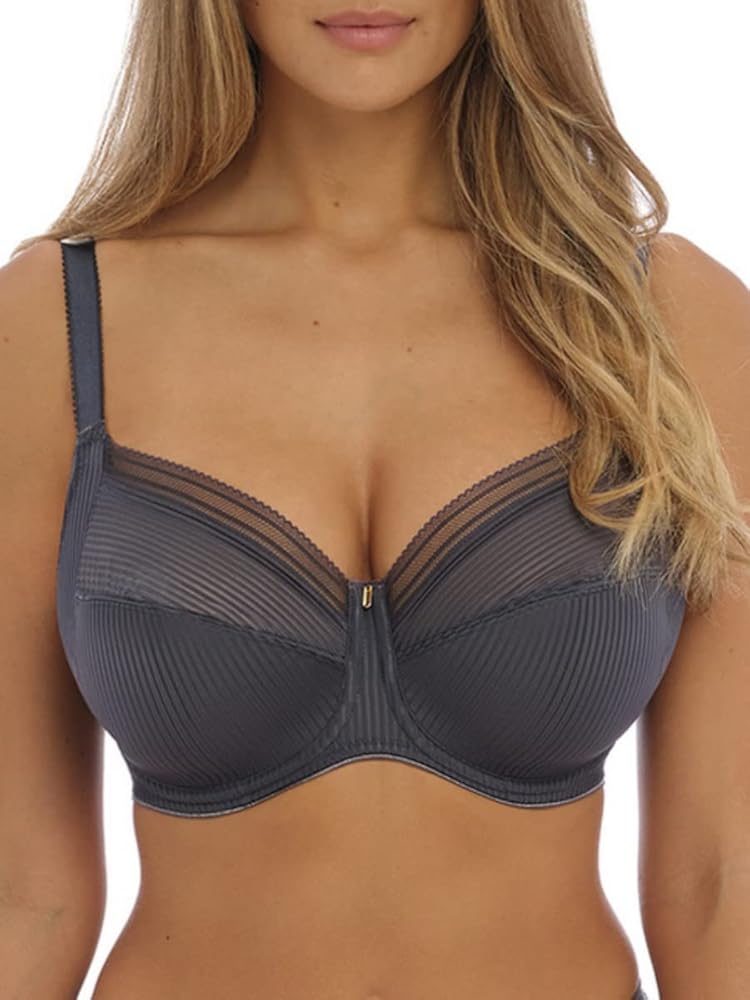 Fantasie Women's Fusion Underwire Full Cup Side Support Bra, Slate, 34E