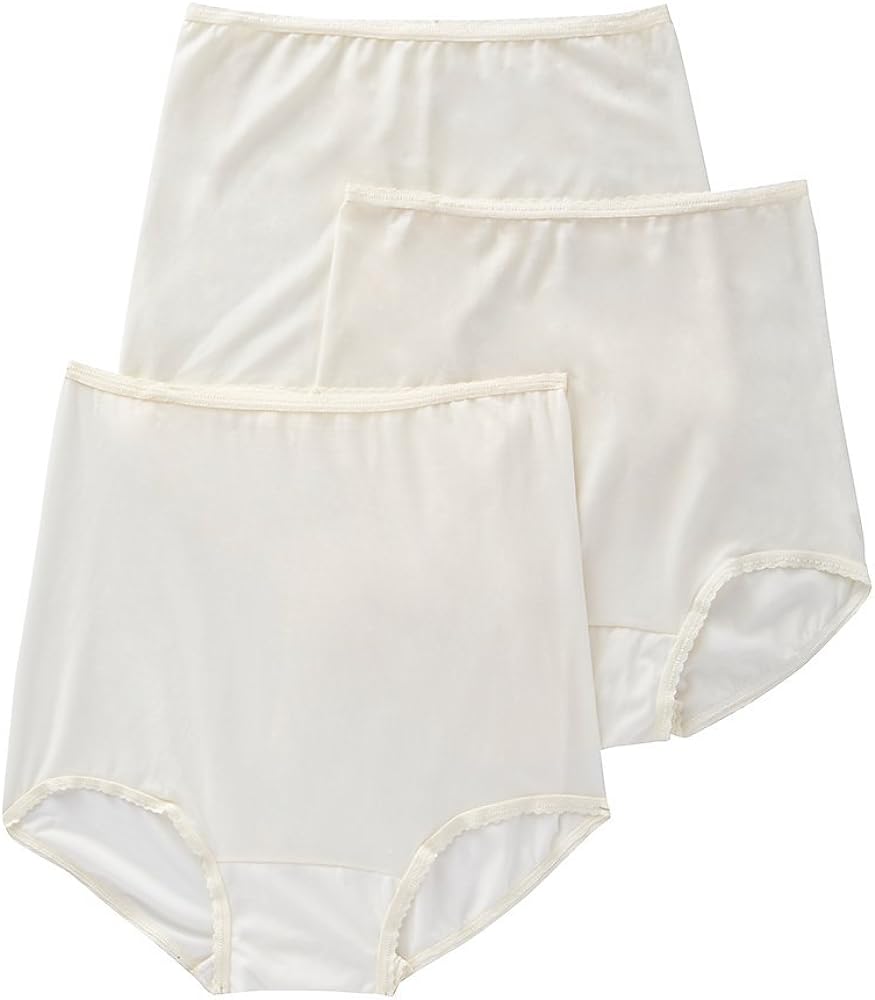 Bali Skimp Skamp Brief Panty - 3 Pack (A633) 8/3 Moonlight