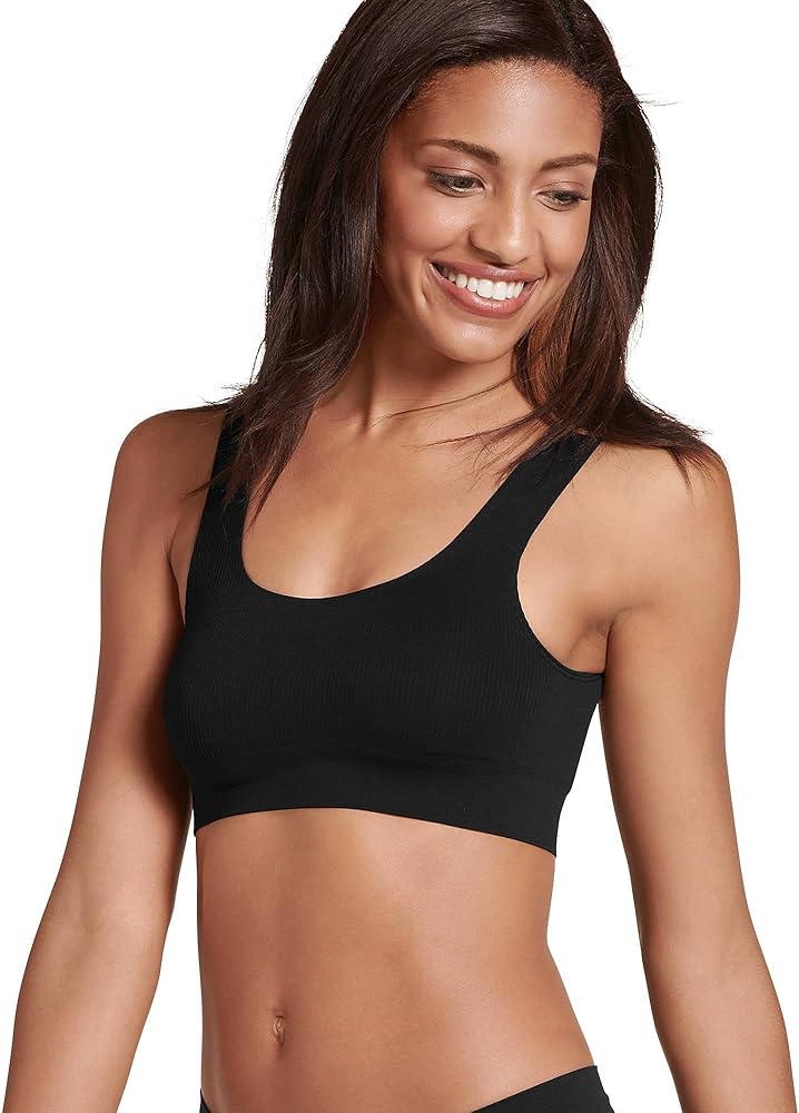 Jockey Women's Bra EcoSeamfree Rib Scoop Bralette