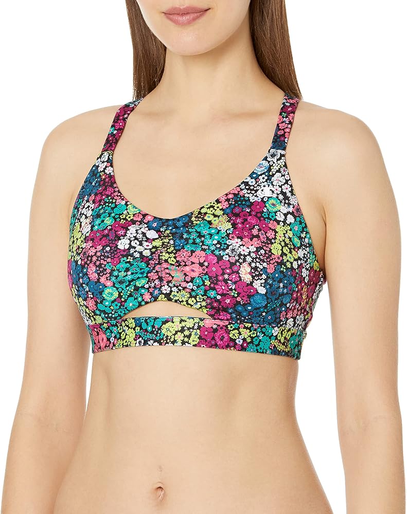 Champion Women's Soft Touch Eco Ruched Sports Bra