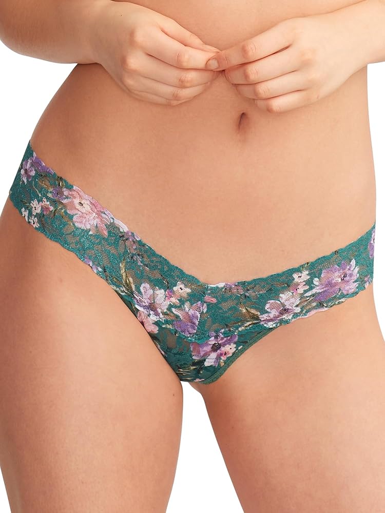 hanky panky, Printed Signature Lace Low Rise Thong, OS Fits 2-12