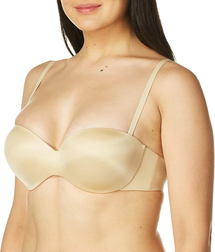 Maidenform Women's Full Coverage Strapless Cushionwire, 5-Way Convertible Underwire Bra