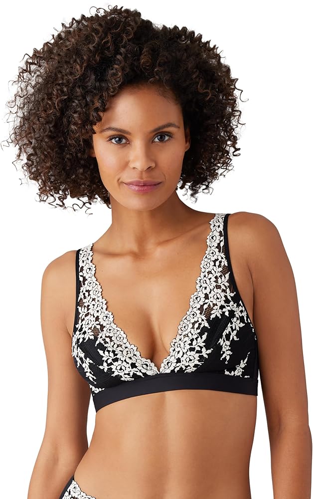 Wacoal Womens Embrace Lace Wire Free Soft-Cup Bralette