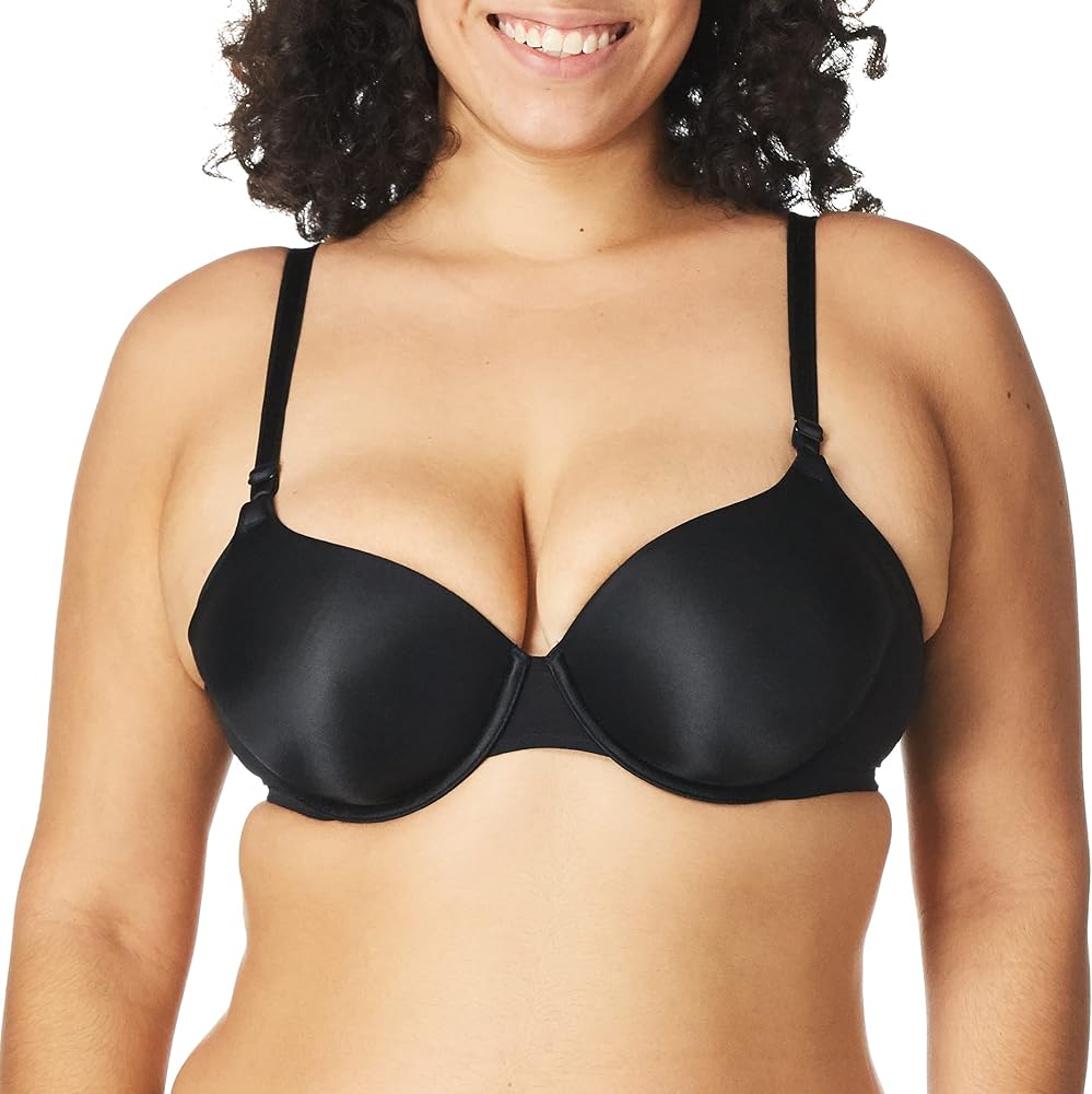 Warner's Women's No Side Effects Underwire Contour Bra with Mesh Wing