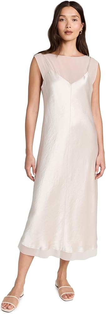 Vince Women's Chiffon Layered Slip Dress