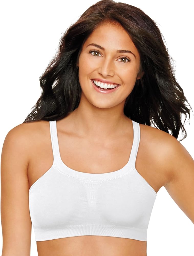 Hanes Womens Bandini Multi-Way Foam Cup Wirefree Bra Dhhu12