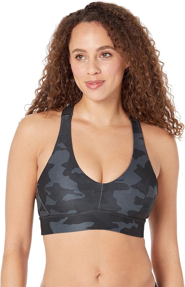 prAna Layna Bra Black Camo XS (Women's 0-2)