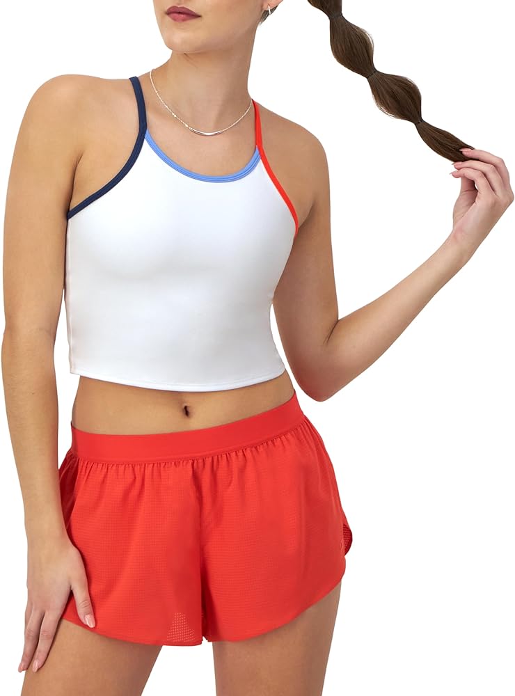 Champion Women'S Cami Soft Touch, Longline Cami With Shelf Bra For Women, Anti Odor, Tank Top