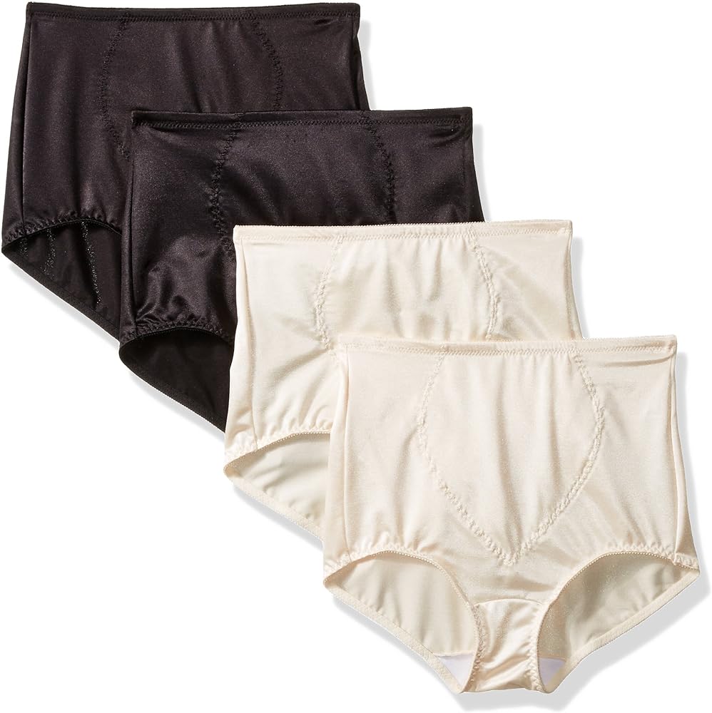 Bali Women's Firm Control Shapwear Brief AMX710 4-Pack