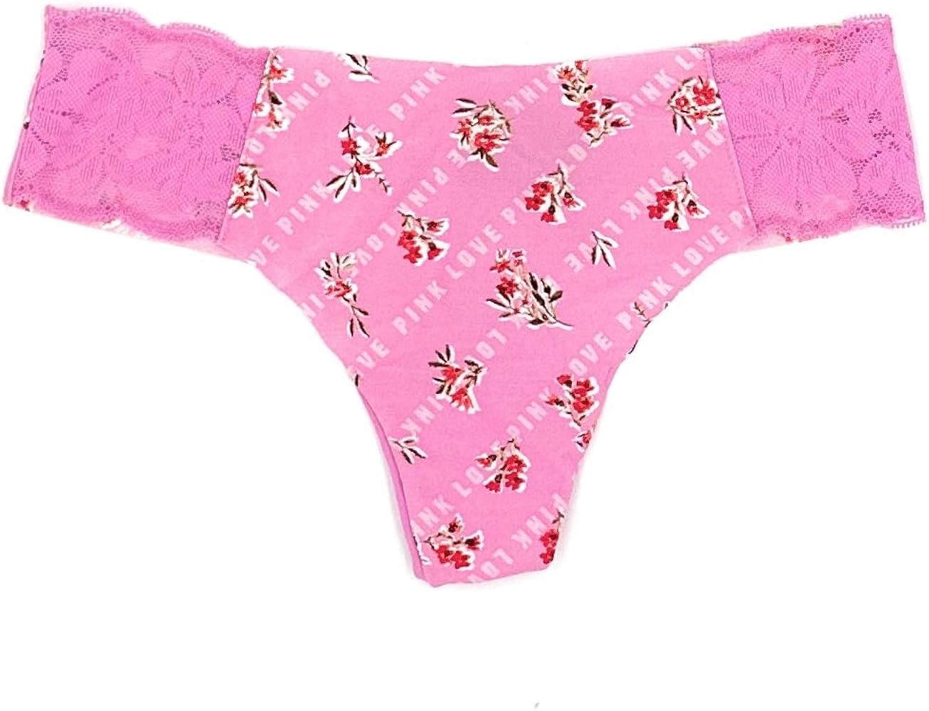 Victoria's Secret Pink Women's No Show Thong Panties