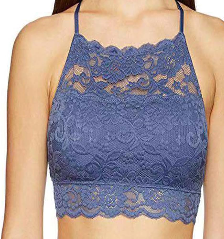 Women's Lace Camisole Lace Bralettes Crop Tops Half Cami Top Racerback Tank Top for Women Girls