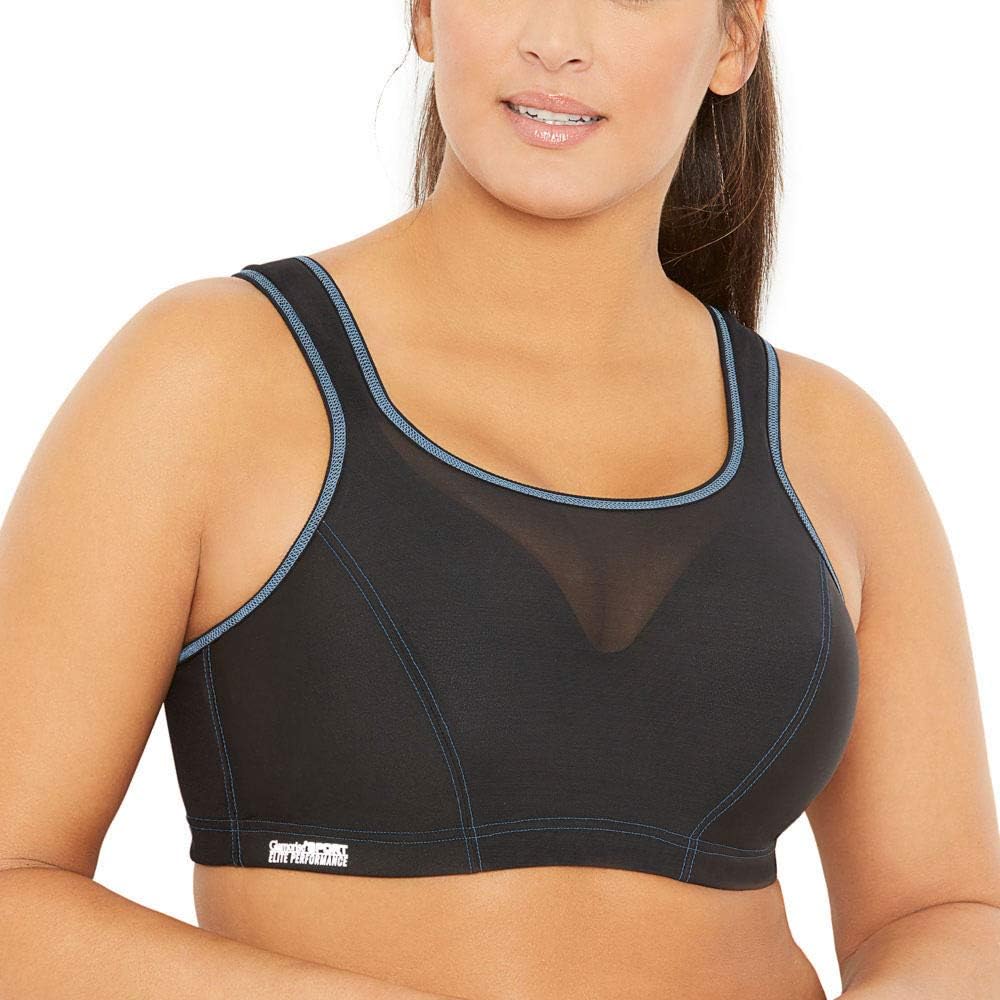 Glamorise Women's Plus Size Full Figure High Impact Cami Wonderwire Sports Bra #9160