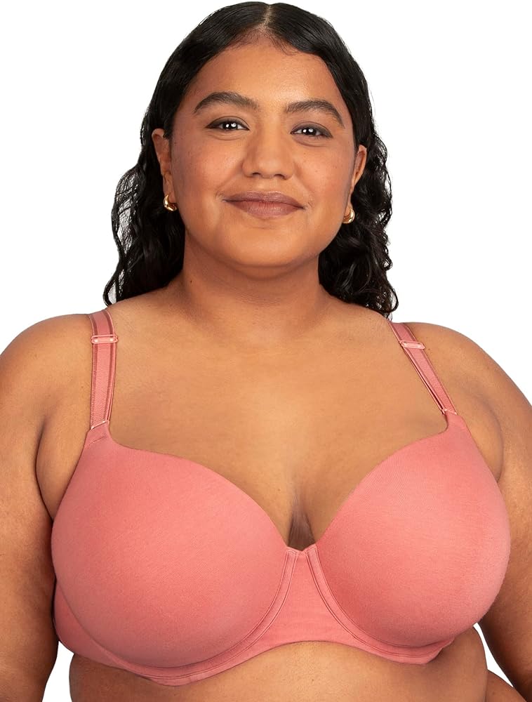 Fruit of the Loom Women's Fit for Me 360 Stretch Plus Size Cotton T-Shirt Bra