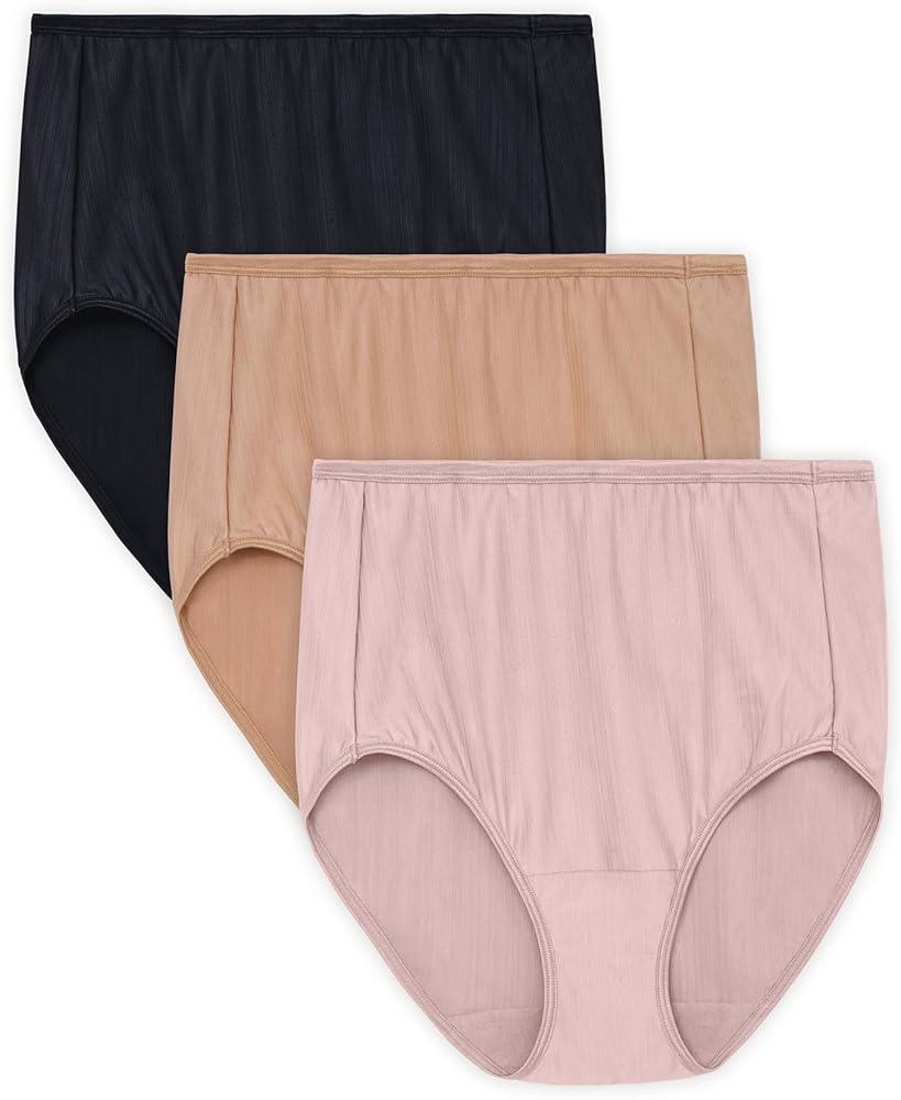 Vanity Fair Womens Comfort Stretch Brief 3-Pack