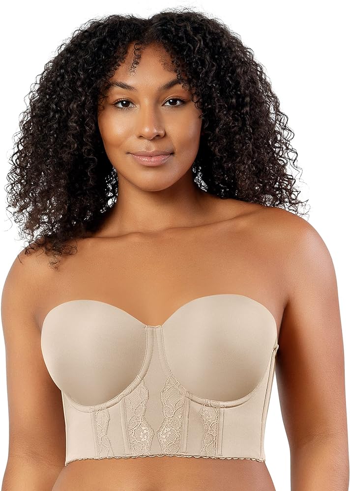 PARFAIT Elissa P50116 Women's Full Bust and Full Figure Strapless Longline Bra