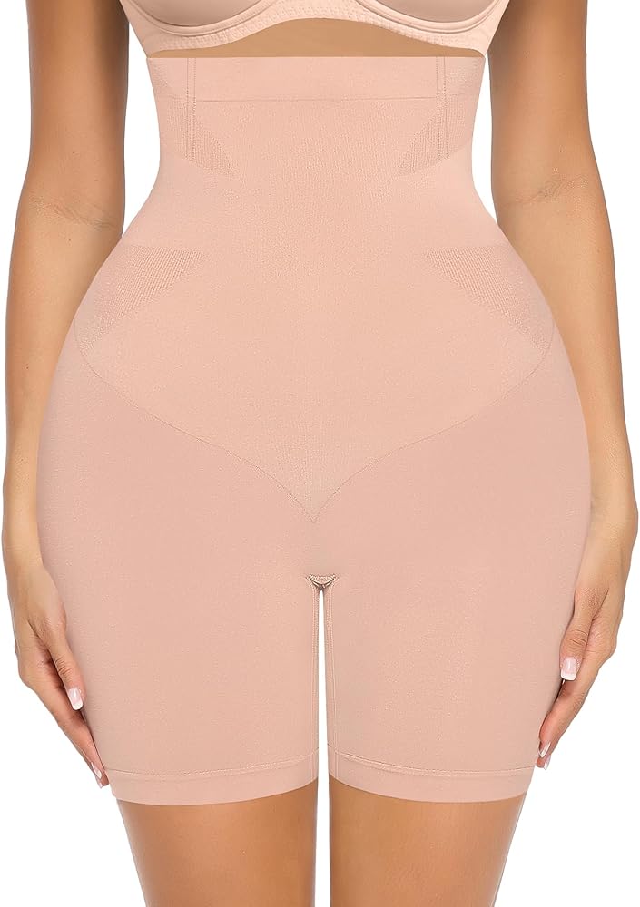 FeelinGirl Shapewear for Women Tummy Control High Waisted Body Shaper Shorts Girdles Butt Lift Panties Thigh Slimmer