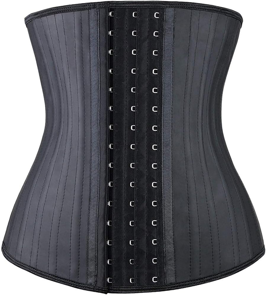 YIANNA Waist Trainer for Women Latex Underbust Waist Cincher Corset Sport Girdle Hourglass Body Shaper