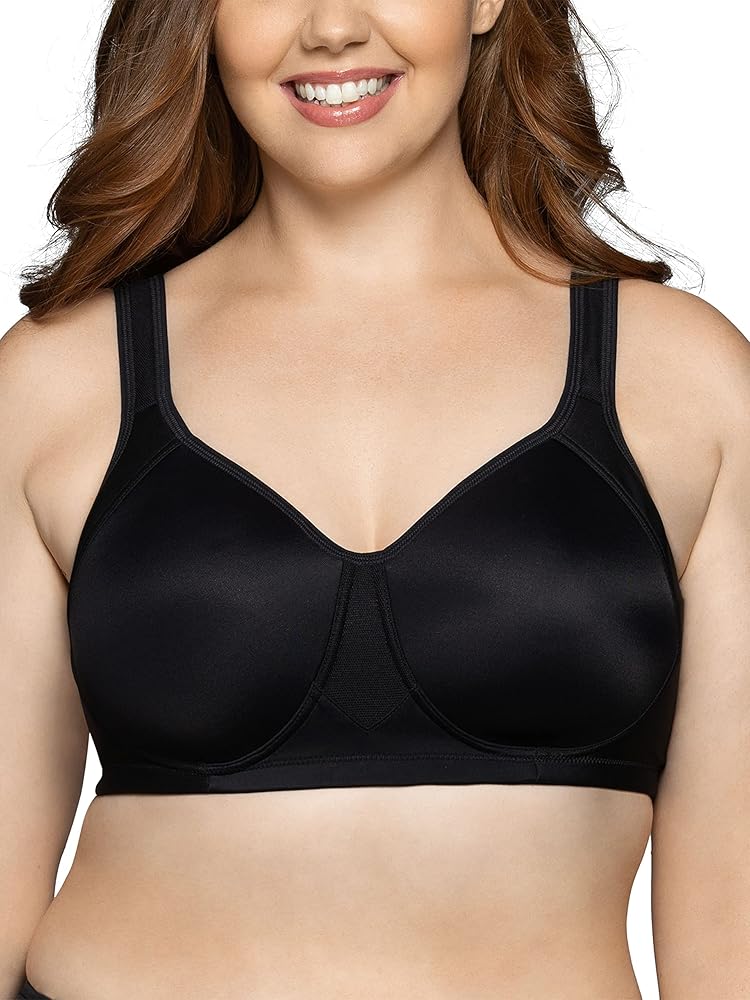 Vanity Fair Women's Medium Impact Sports Bras for Women, Breathable, Moisture Wicking, Padded Cups up to DDD