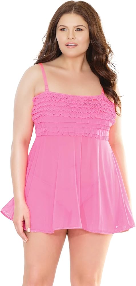 Coquette Plus Size Delicate Affair Babydoll