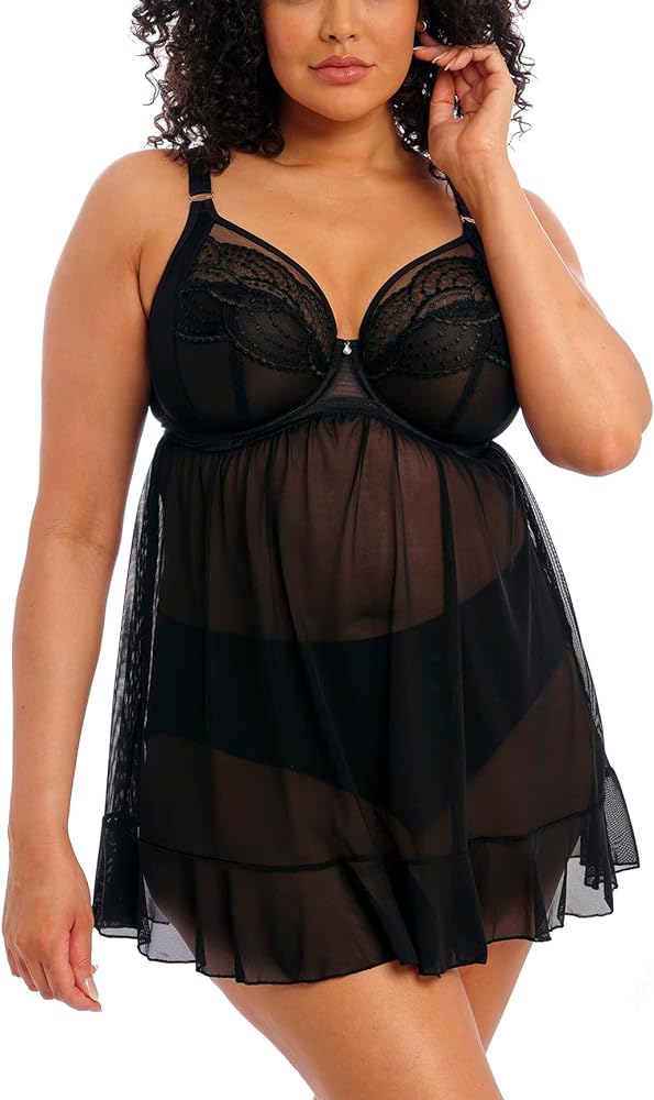 Elomi Women's Priya Plunge Underwire Babydoll (4551)