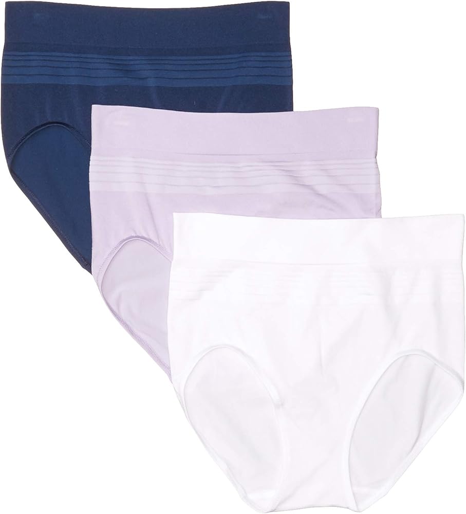 Warner's Women's Blissful Benefits Seamless Bikini Panty 3 Pack