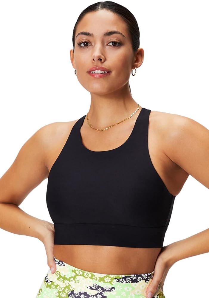 Fabletics Women's No-Bounce Sports Bra, Workout, Yoga, Athletic, Fitness, Gym, UPF Protection, 4-Way Stretch