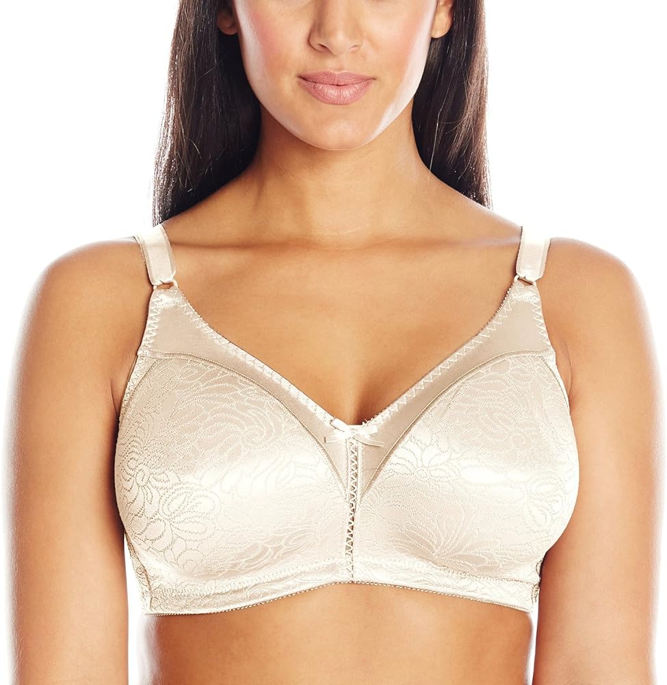 Bali Women`s Double Support? Lace Wirefree Bra with Spa Closure,3372,38DD