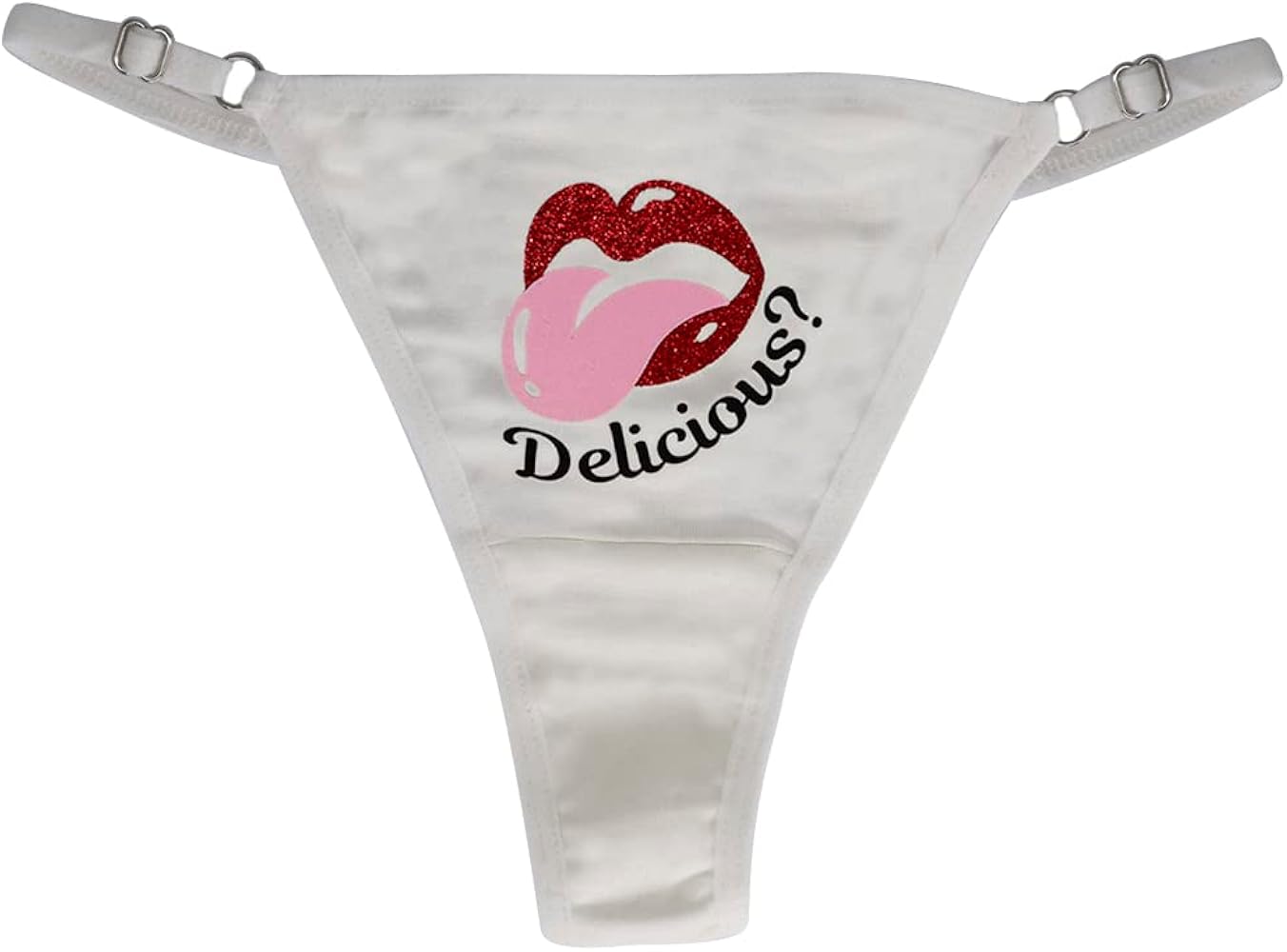 Delicious Sexy Transparent See Through & Cotton Thong Bikini Women's Funny Underwear Panties Lingerie