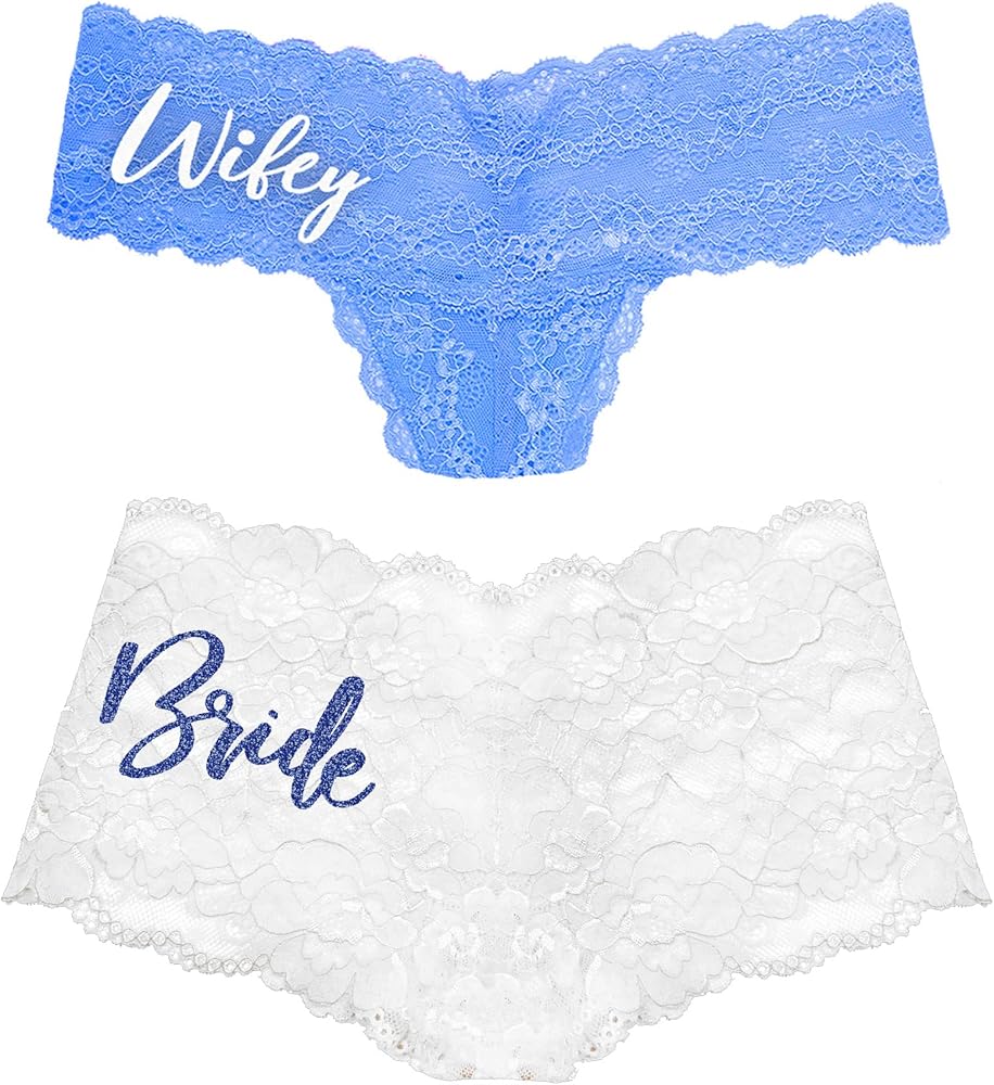 Bridal Lingerie - Bride Wedding Day Panties - Honeymoon Gift for the Bride, Bridal Shower Gifts