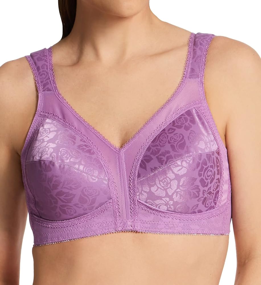 PLAYTEX Women's 18 Hour Original Comfort Strap Wirefree Bra, 4693, Tinted Lavender, 42B