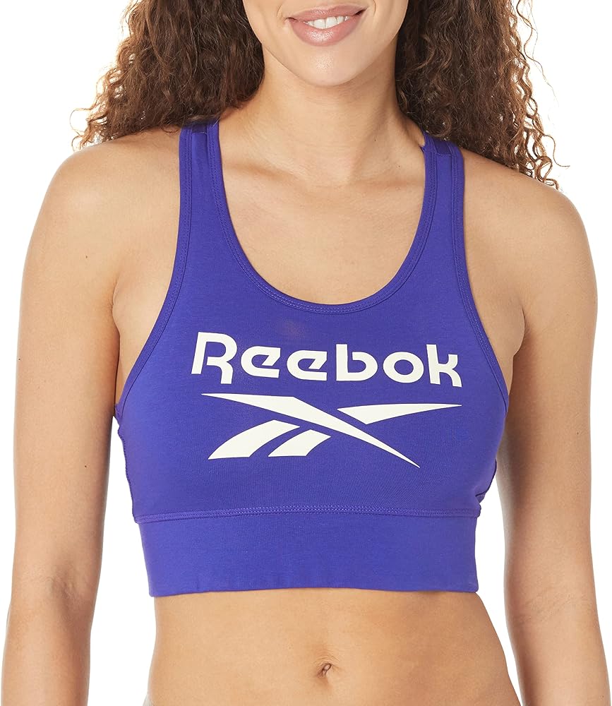 Reebok Women's Big Logo Racerback Sports Bra