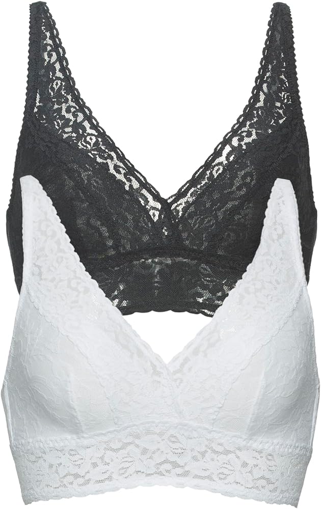 Felina Signature Stretch Lace Bralette 2-Pack