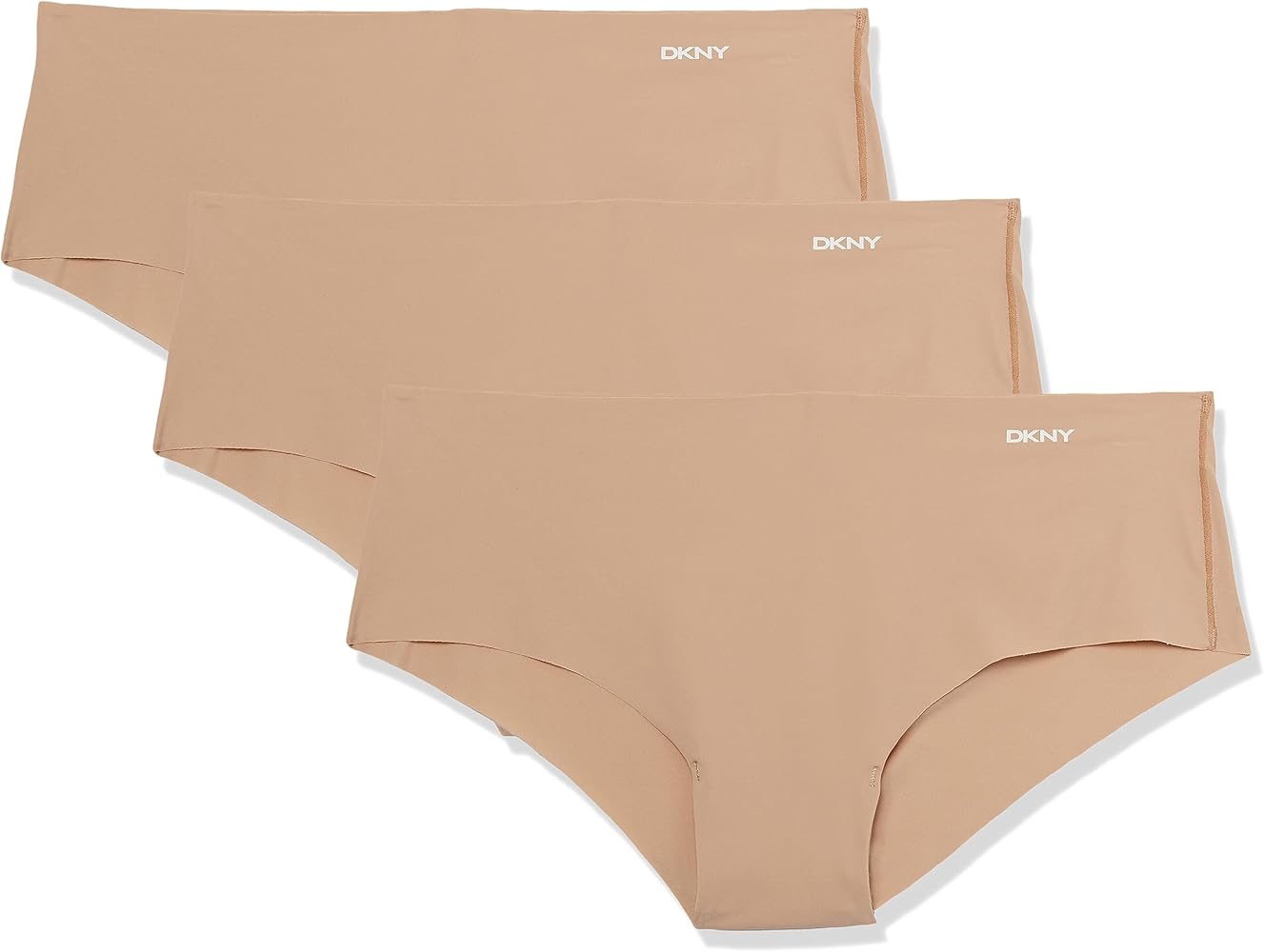 DKNY Women's Litewear Cut Anywhere Hipster Panties 3 Pack Box Multipack