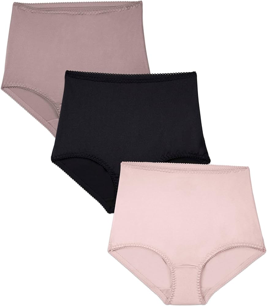 Vanity Fair Radiant Womens Undershapers Light Control Brief Panties 3 Pack