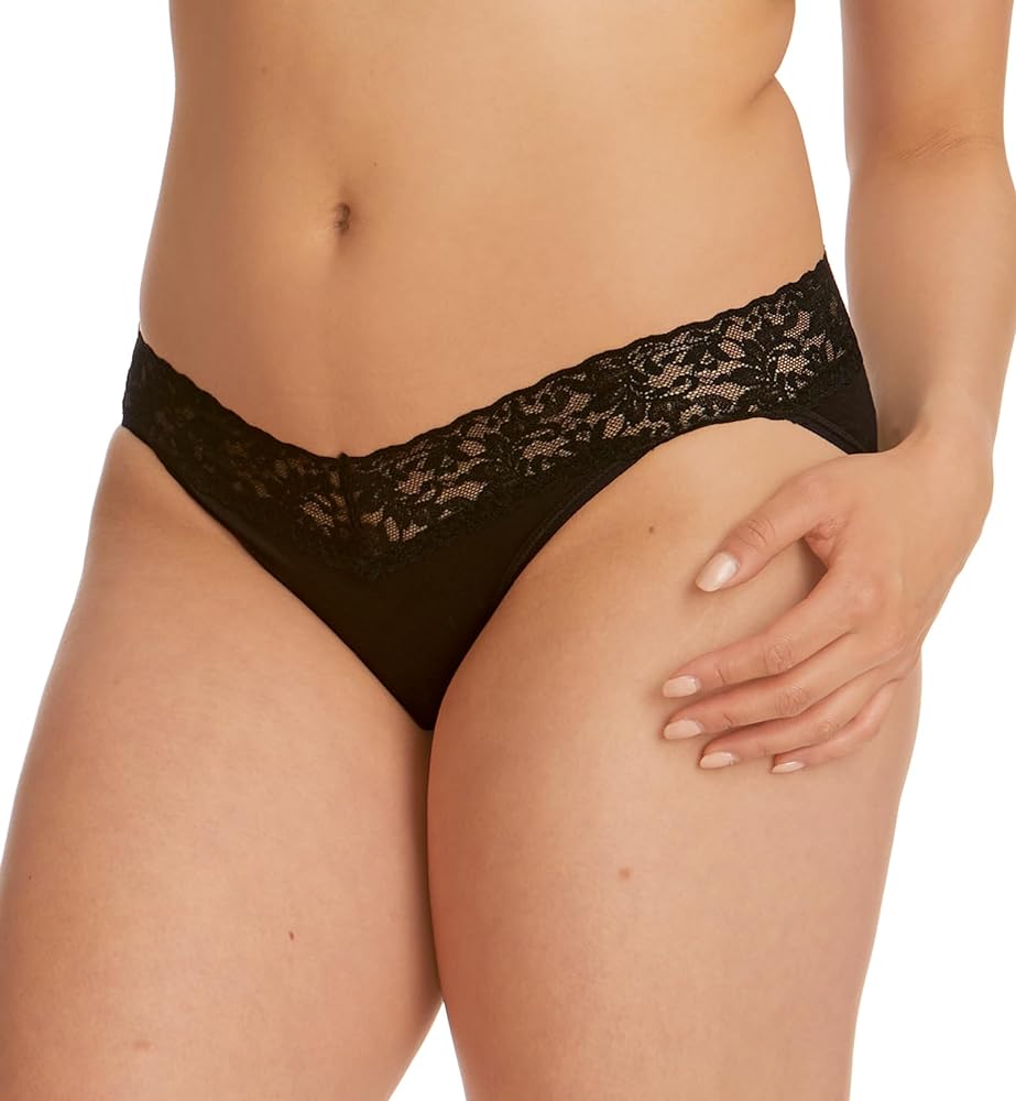 hanky panky Women's Cotton with a Conscience V-Kini Briefs