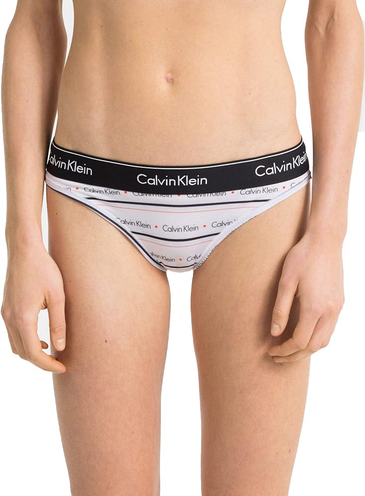 Calvin Klein Women`s Modern Cotton Bikini (S(QF1671-973)/W, Medium)