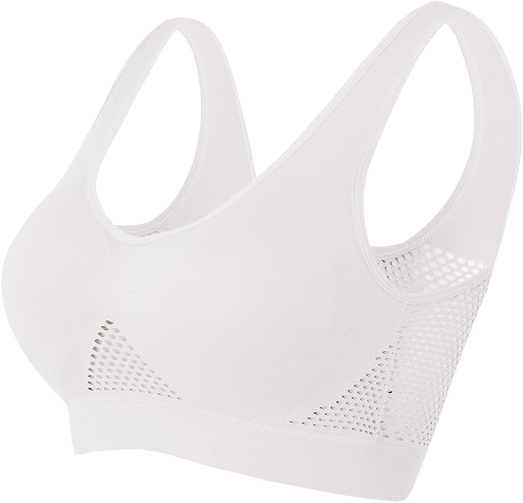 Sports Bras for Women High Support Wireless Breathable Liftup Air Bra Plus Size No Underwire Comfortable Underwear