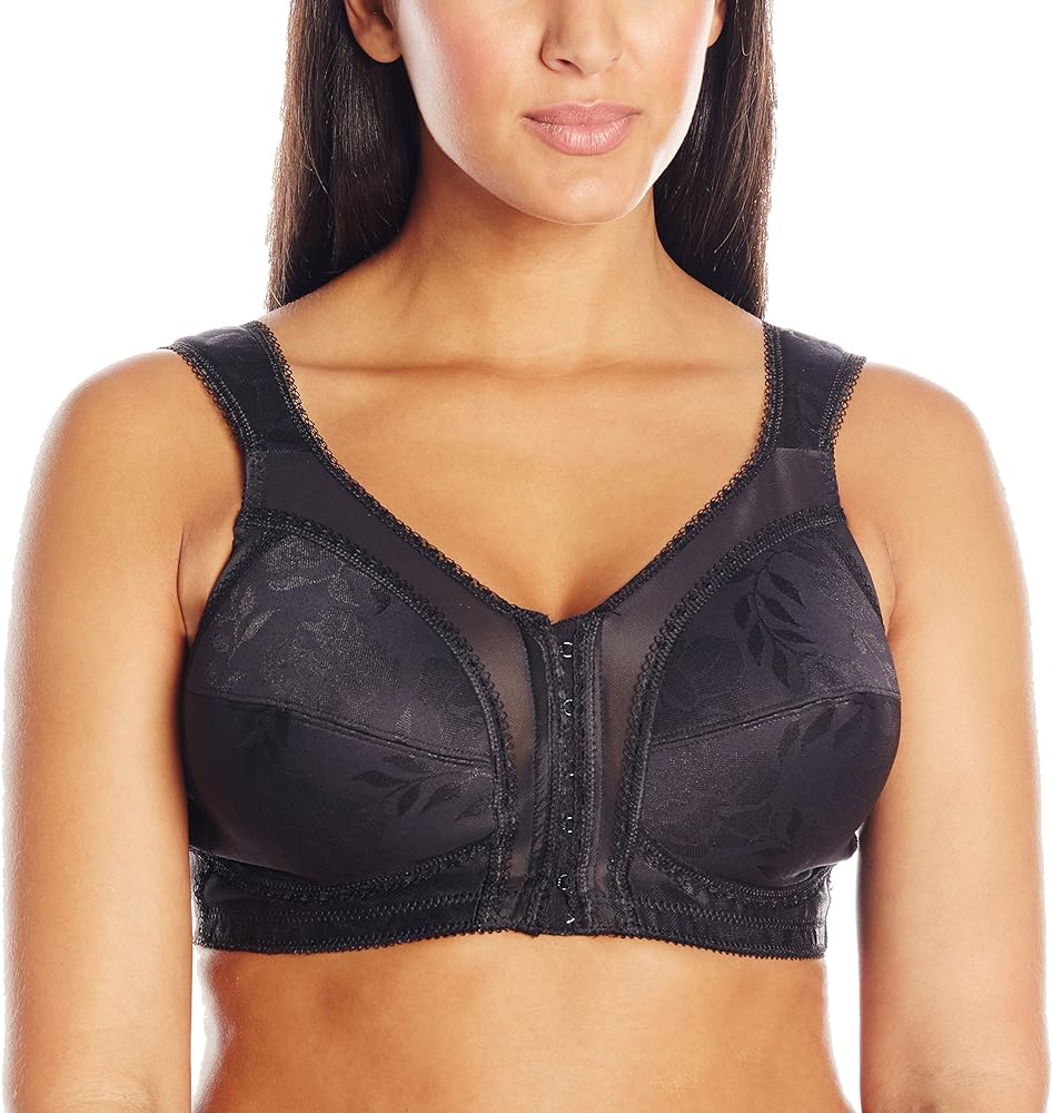 Playtex Women's 18 Hour Wire-Free Bra, Women’s Flex Back Bra, Women’s Front-Close Bra, US4695