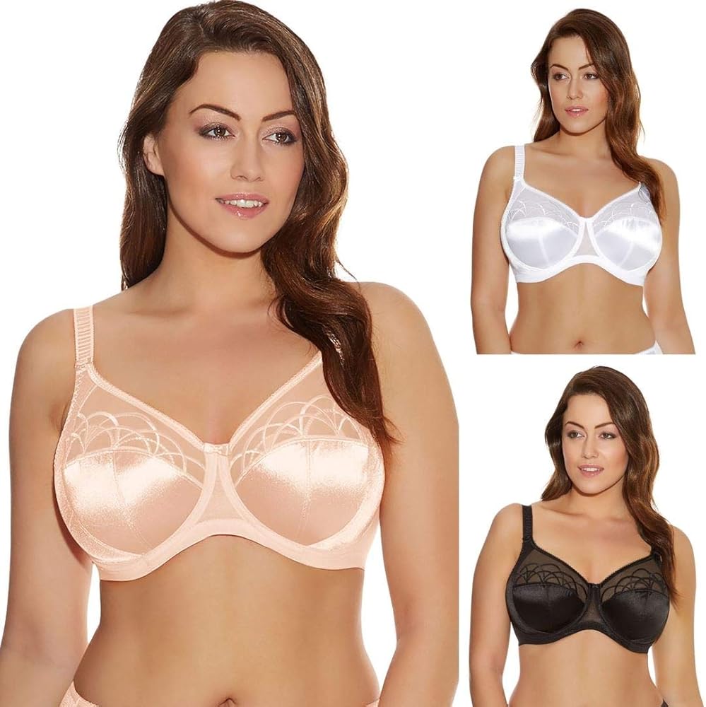 Elomi Women's Plus-Size Cate Underwire Full Cup Banded Bra,Latte,46GG UK/46J US