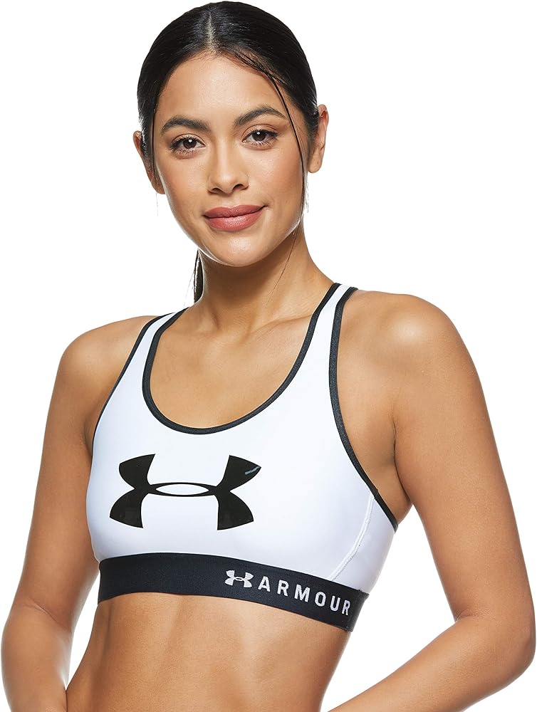 Under Armour Women's Mid Keyhole Graphic Bra