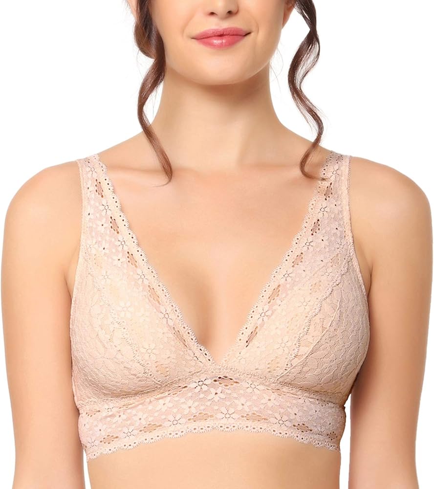 Wacoal Womens Halo Lace Bralette