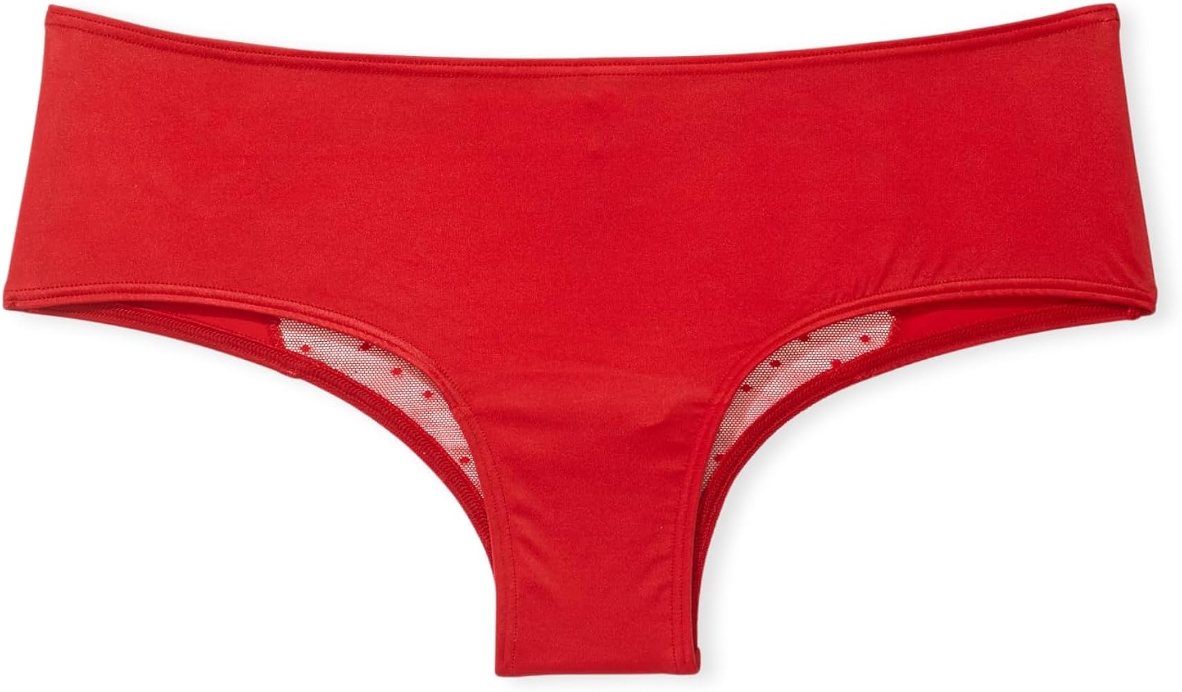 Victoria's Secret Very Sexy Heart Back Cheeky Panty with Polka Dot Mesh, Women's Underwear (XS-XXL)