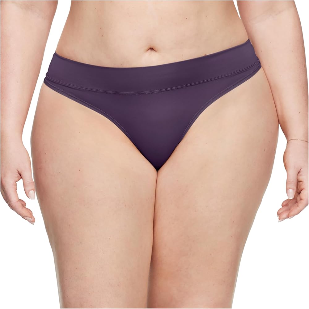 Warner's Women's No Pinching No Problems Dig-Free Comfort Waistband Tailored Thong Rx5131p