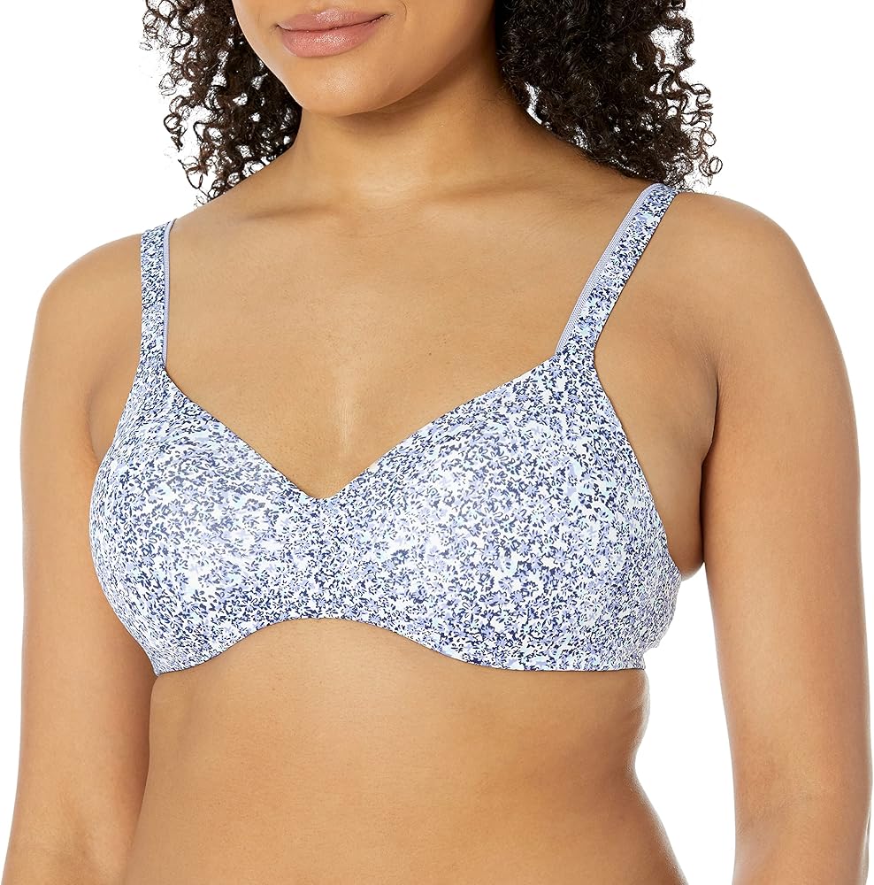 Hanes Womens Wireless Moisture-Wicking T-Shirt Bra, Wirefree Convertible Bra (Retired Colors)