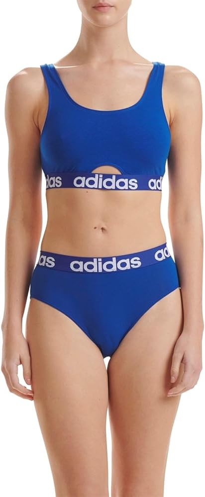 adidas Women's Comfort Cotton Bikini Underwear Panty-2 Pack